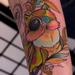 Tattoos - Imagine the Possibilities Owl with Flowers In Progress - 58150